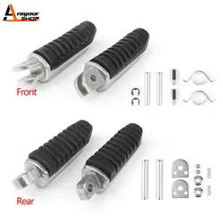 Areyourshop Front or Rear Footrests Foot Pegs For Suzuki V-Strom DL 650 1000 GSX 1250 1300 GSR 600