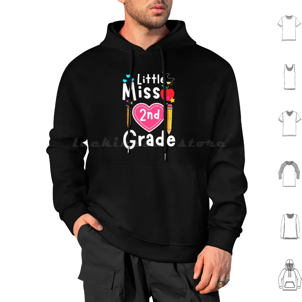 Kids 2nd Grader-First Day Of School 2021 Second Grade Hoodie cotton Long Sleeve For Mom For Father For Dad Kids 2nd