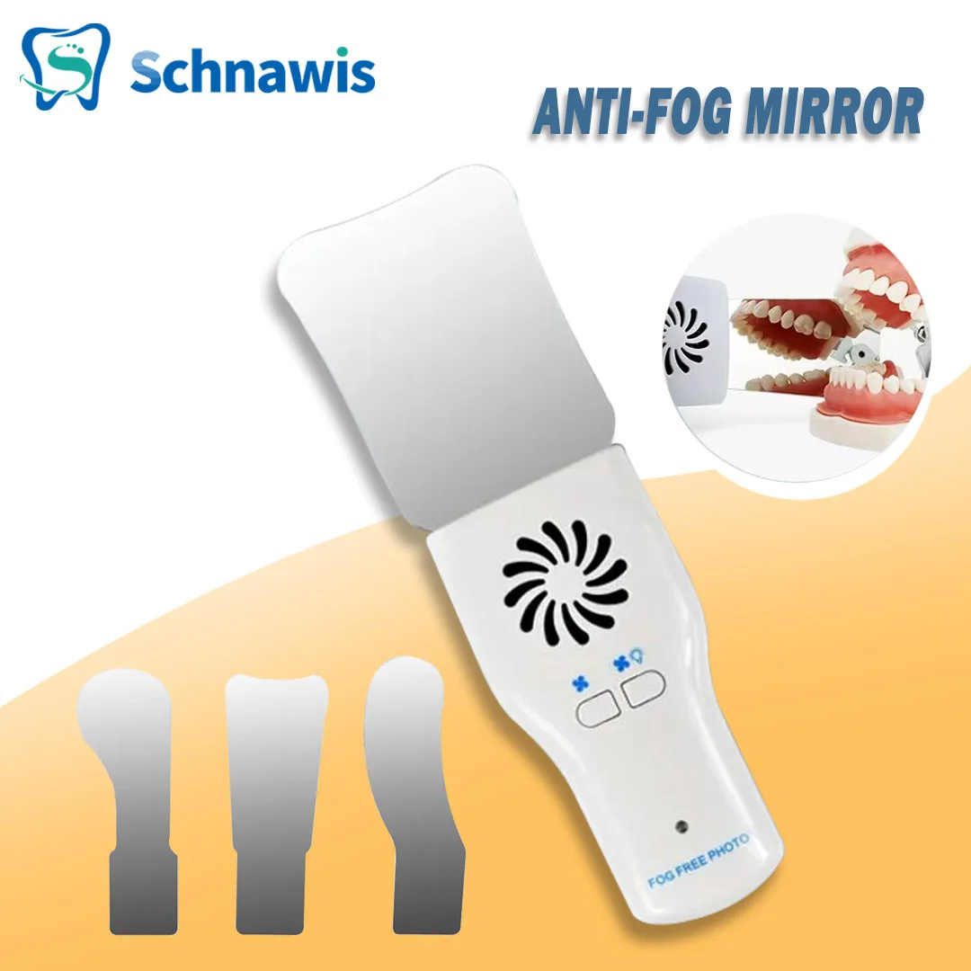 

Dental Automatic Anti-fog Mirror for Oral Photography Reflector Defog Mirror Orthodontic Buccal Occlusal Lingual Dental Supplies