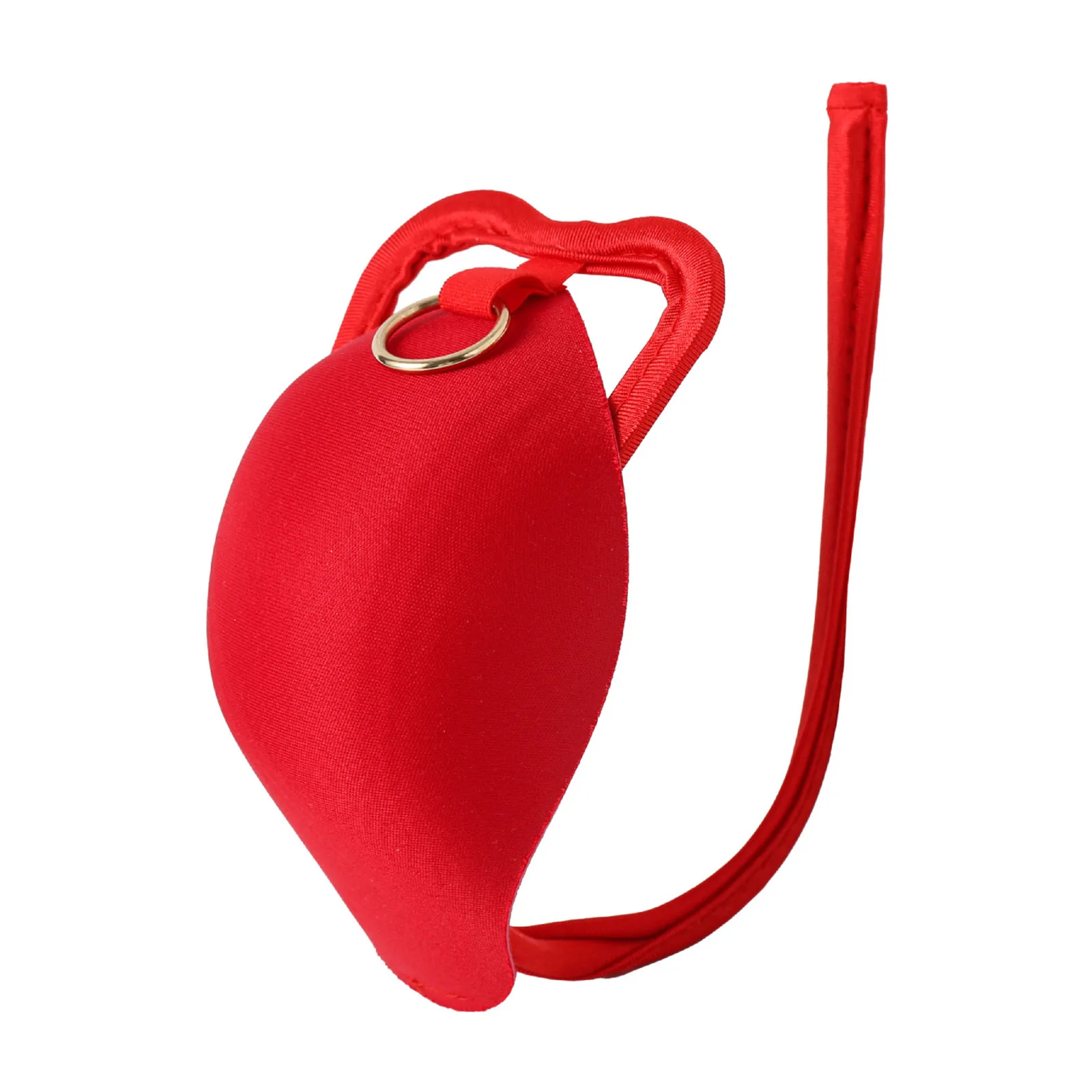 

Men Lingerie Role Play Night C-string Underwear Bulge Pouch with O-ring Seamless Thong Lingerie for Couple Games Funny Party