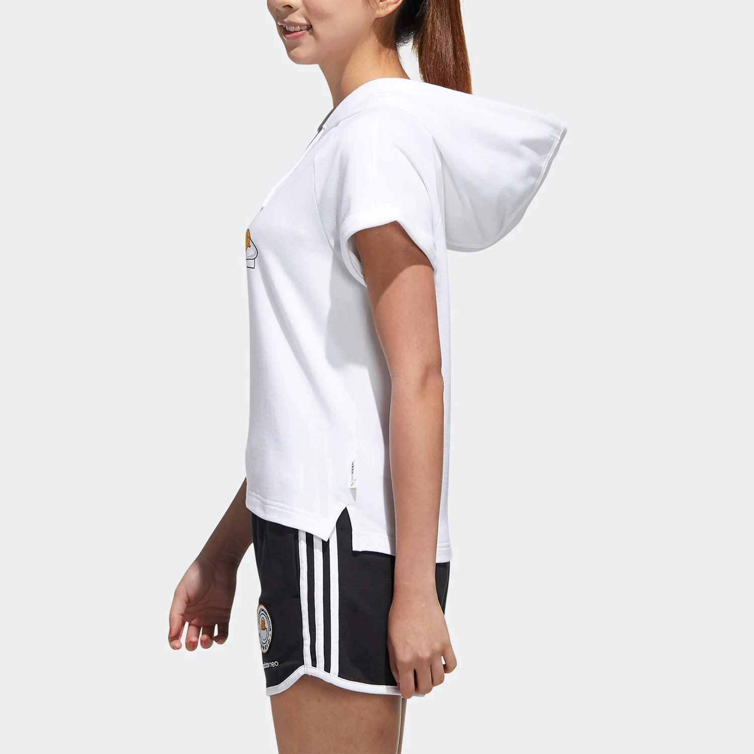 Adidas genuine NEO seasonal women's egg yolk brother casual short sleeved pullover GL7233