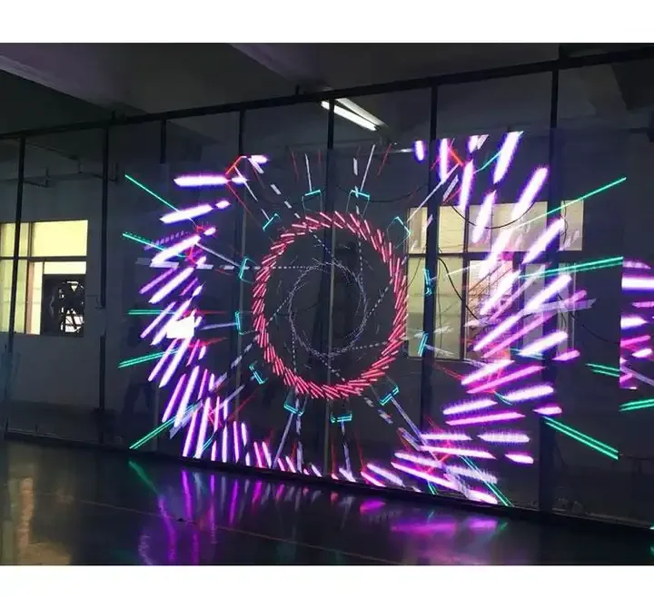 Ultra-Thin 90% High Transparent LED Display Panel Hologram Video Wall Glass Windows Transparente