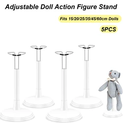 5PCS Doll Stands Display Holder Adjustable Display for 1/6 Toys Dolls Figure Models Action Accessories Organizer Display Bracket