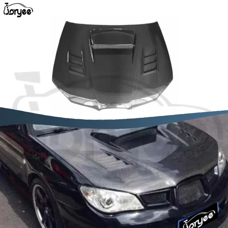 Volt Style Engine Bonnet Carbon Fiber Front Engine Hood BodyKit Car Parts for Subaru Impreza 9 2008-2017 2009 Tuning Accessory！
