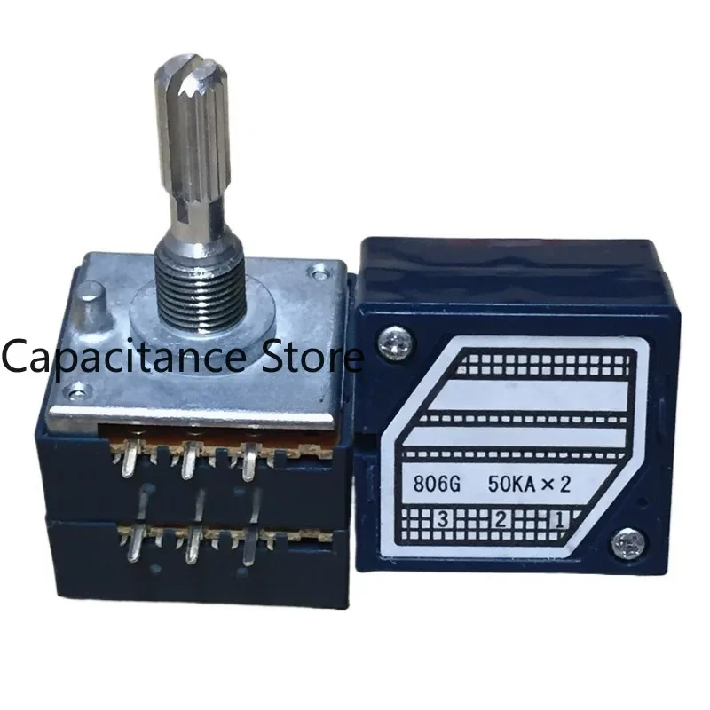 

5 шт. Тип 27 потенциометр аудиофильский объем дуплексный 6-контактный хвостовик Torx 50K