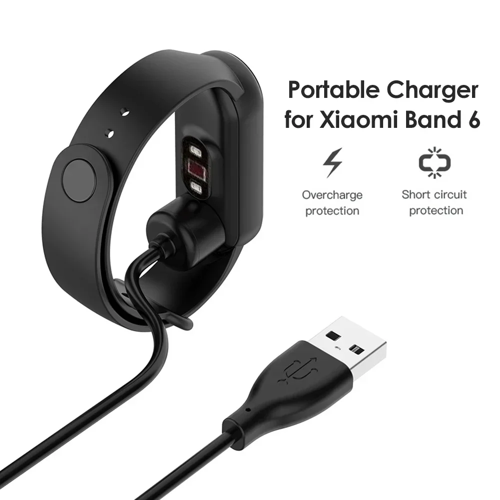 Fast Charging Cable For Xiaomi Mi Band 7 6 5 Smart Wristband USB Charger Cradle Charging Power Cable For xiaomi Miband 5 6 7