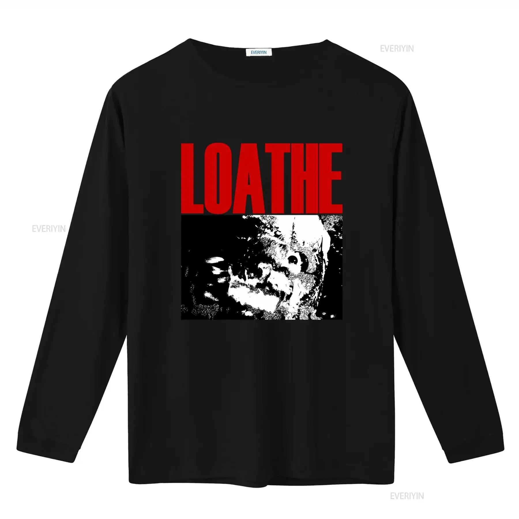 Loathe Band Heavy Metal Logo T Shirt Loatheasone Art Design for Music Fans vintage Washed Versatile Soft Slightly Comfortable view 2