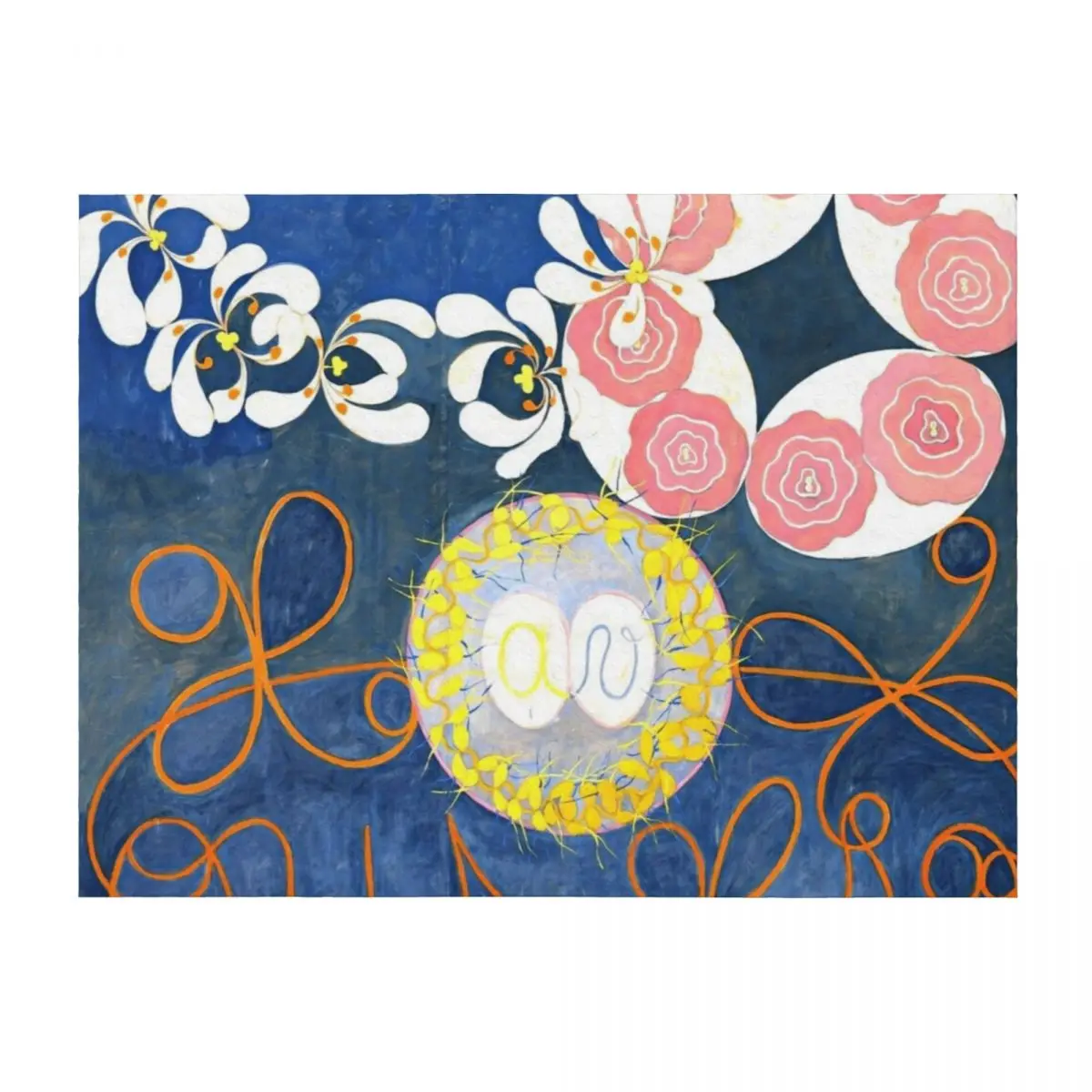 

Hilma af Klint The Ten Largest, No. 01, Childhood, Group IV Throw Blanket Blankets For Bed Thermal Shaggy Sofas Blankets