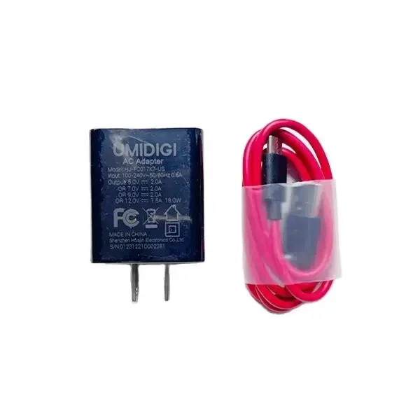 For UMIDIGI Bison/Bison 2/Bison GT2/GT2 Pro/Power 7 Max Cell Phone AC Adaptor Travel Charger US Plug