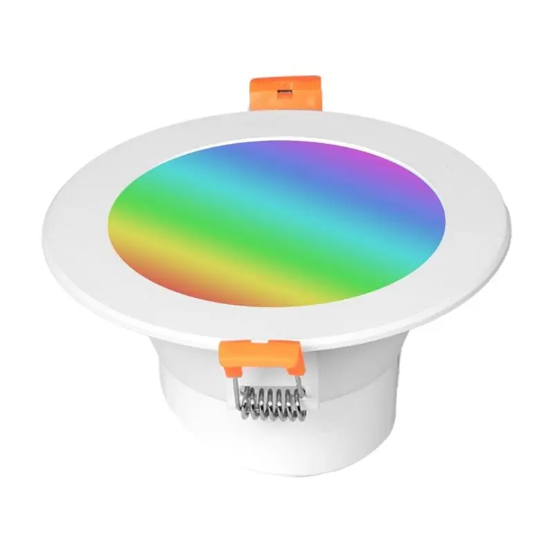 SHGO-12W Tuya Smart LED Downlight Ceiling Lamp APP Remote Control Color Changing Light RGBCW Color Warm Cool Voice APP Remote Co