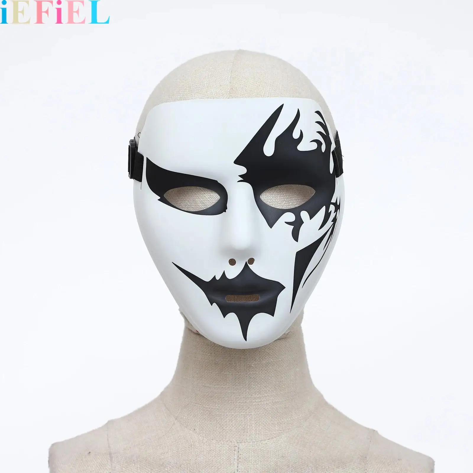

1Pcs Halloween Mask Cool Spooky Party Ghost Cosplay Mask for Hip Hop Street Dance Performances Prop
