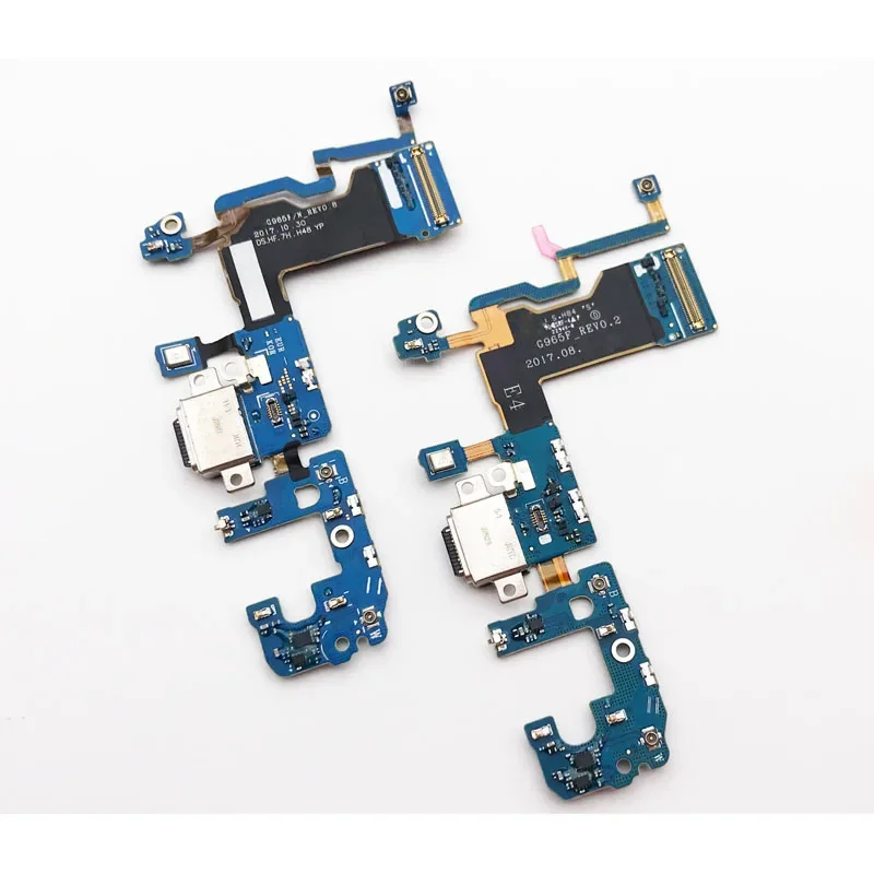 5Pcs , NEW USB Charging Port Board Flex Cable Connector Microphone Parts For Samsung S9 Plus G960F G960U G965F G965U