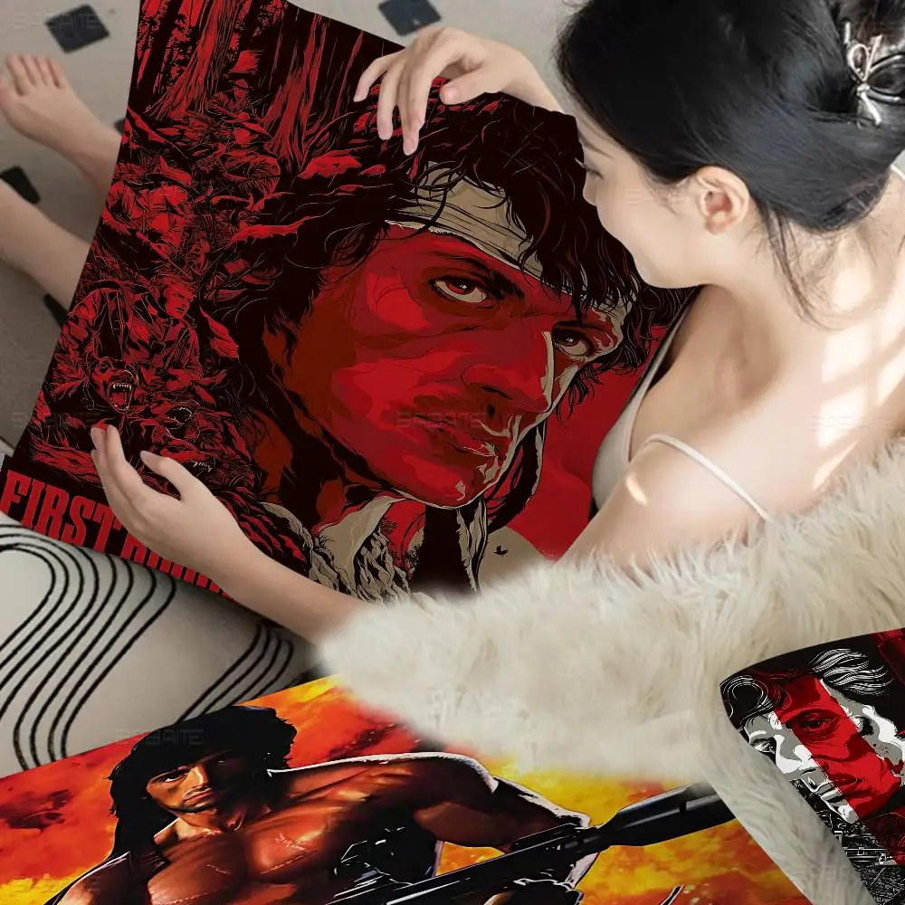 

Подушка Rambo First Blood, аниме-подушка, чехол для подушки на диван/кровать, чехол для декоративной подушки 45x45 см, модный дизайн