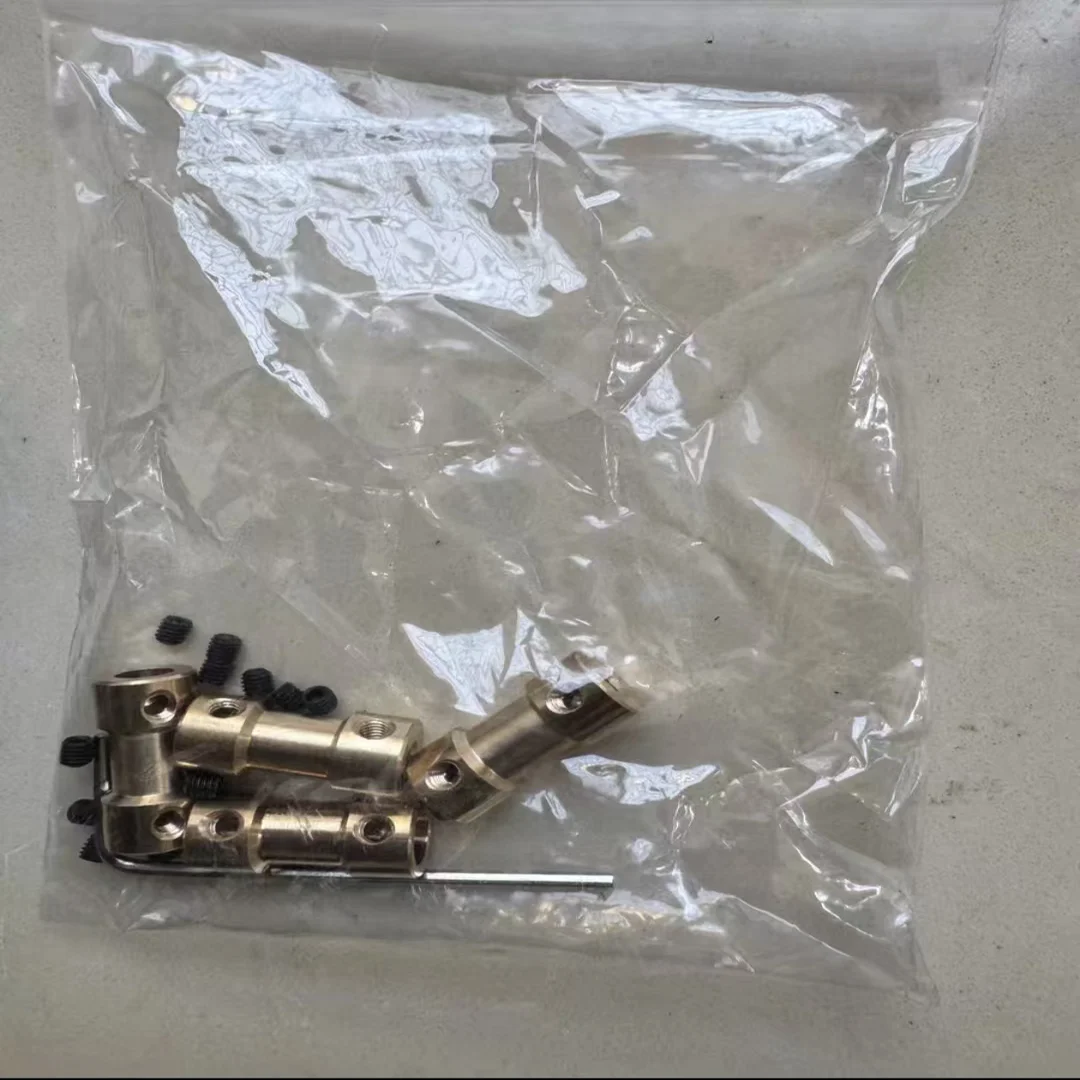 

2mm-6mm Miniature Brass Rigid Couplings | Motor Transmission Connectors