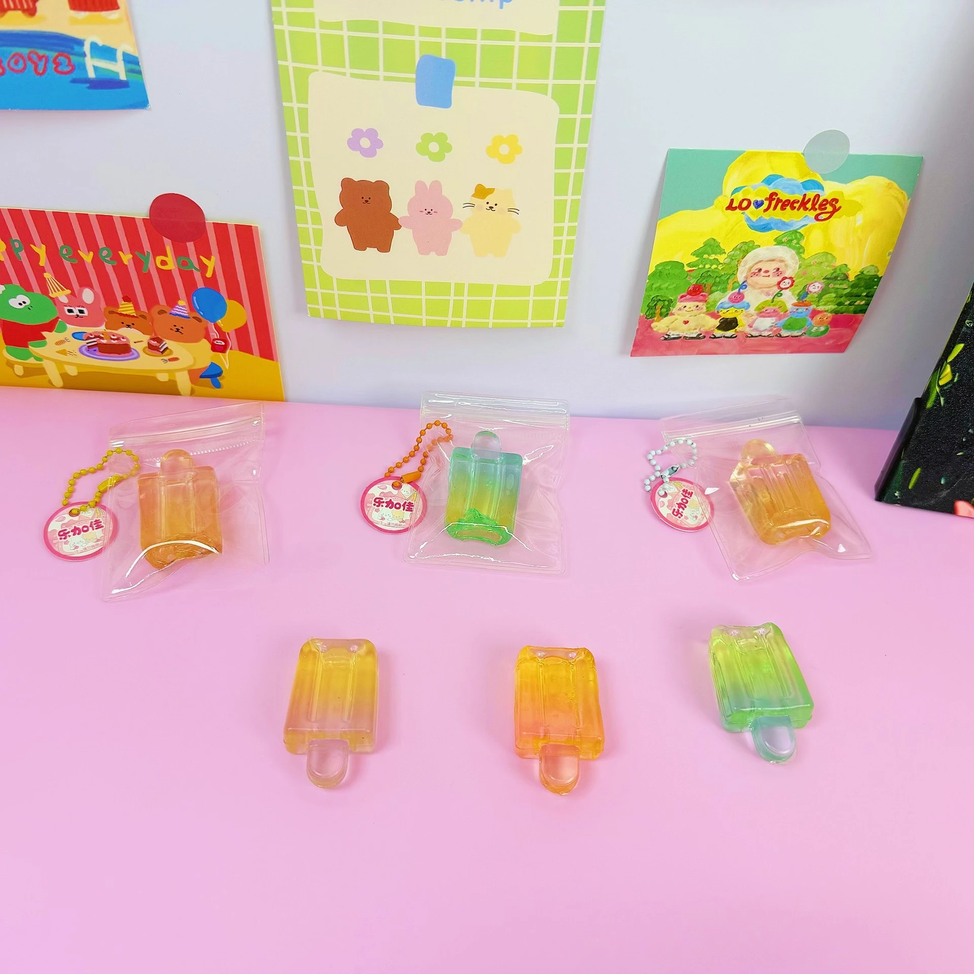 Mini Kristall-Eis am Stiel Quetschspielzeug, Stressabbau-Spielzeug, Entspannend, Angstlindernd, Stressabbau-Spielzeug Geschenk – Detail 6