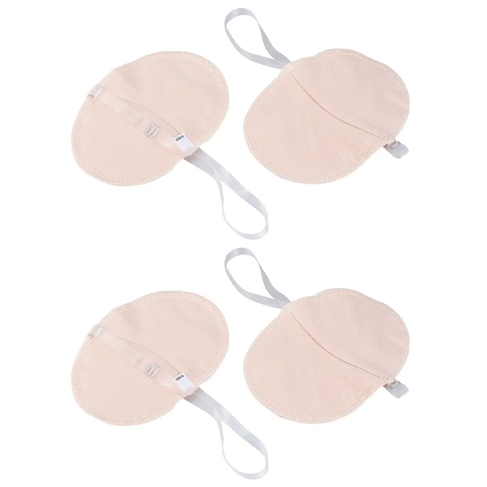 2 Pairs Underarm Sweat Pads – Soft, Breathable, Reusable Cotton Absorbing Shields for Invisible Protection