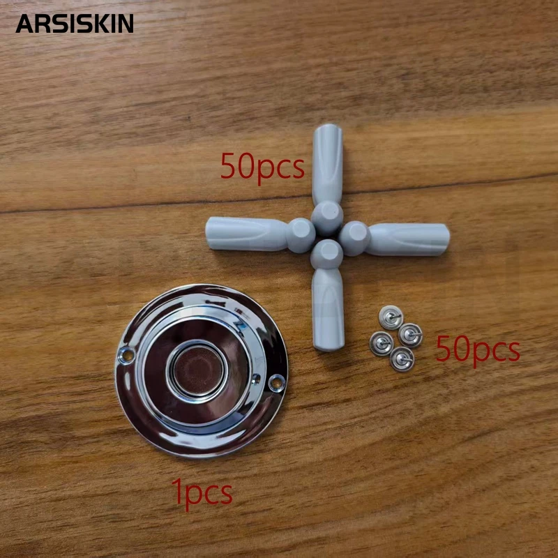 50 Pz AM 58 KHz 46mm Grigio Mini Duro Tag di Sicurezza Duro Tag EAS Matita Tag Per Supermercato Negozio di Abbigliamento Con Magnete Blocco apri