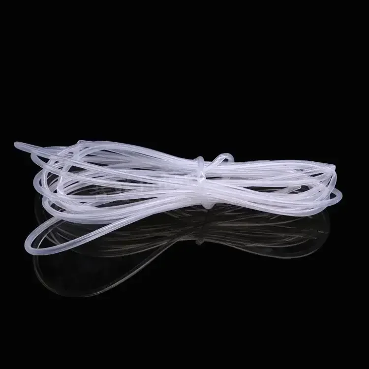 1 Meter Food Grade Clear Transparent Silicone Rubber Hose ID 0.51 2 3 4 5 6 7 8 9 10 mm O.D Flexible Nontoxic Silicone Tube