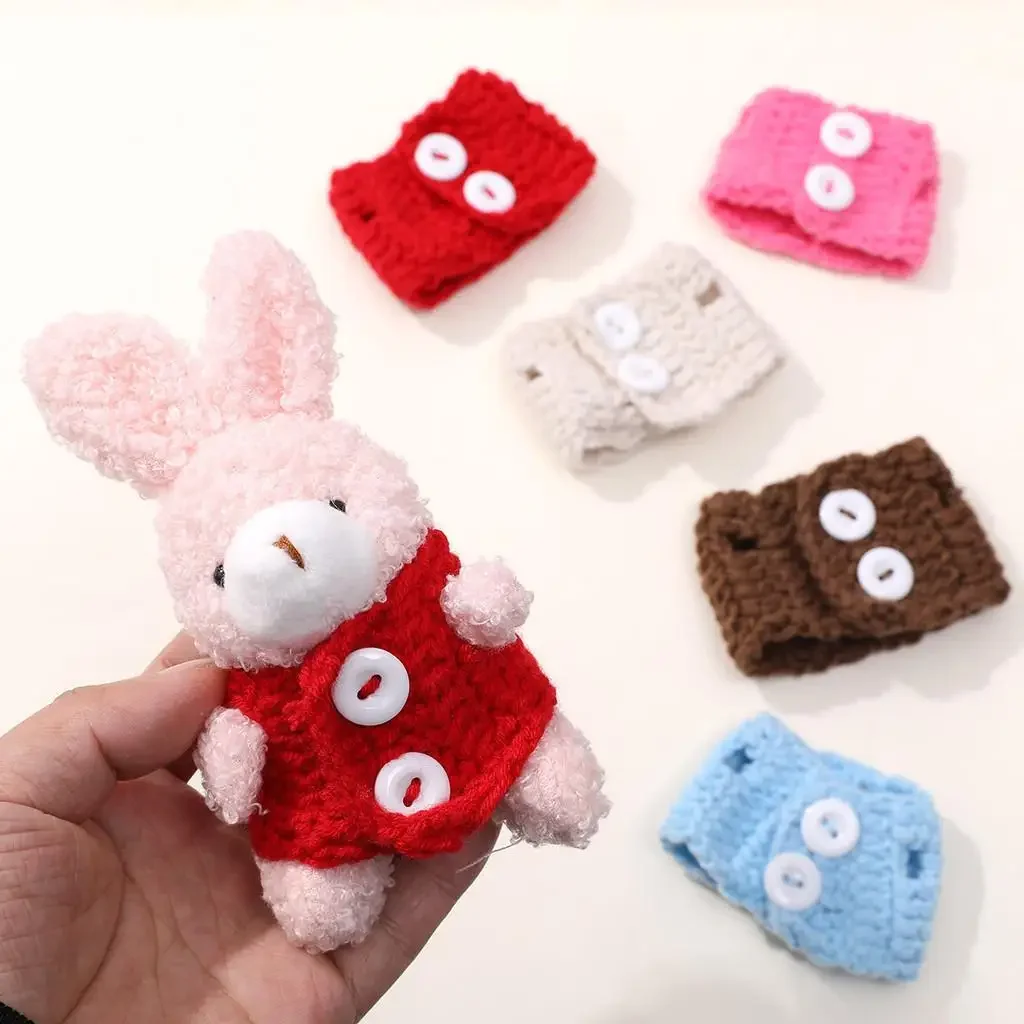 Cute cartoon doll For boss dog clothes change clothes wool crocheted sweater DIY handmade accessories