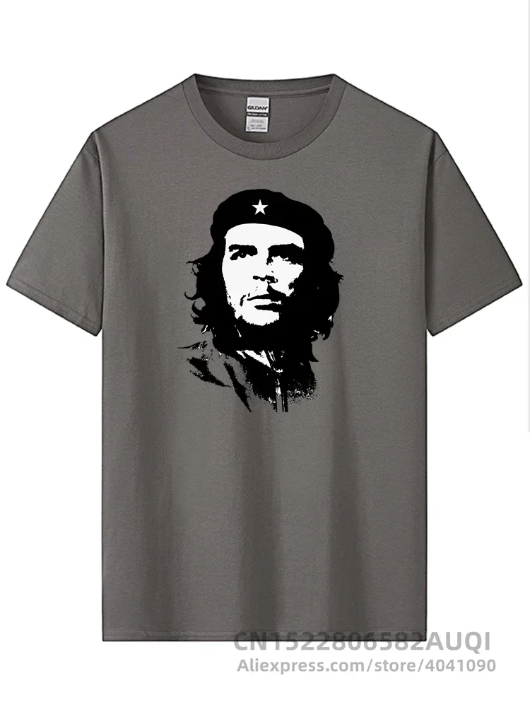 Men High Quality Short Sleeve 100% Cotton Che Guevara Revolution Printed Men T-shirt Casual O-neck Men\'sT-shirt Female Tee Shirt