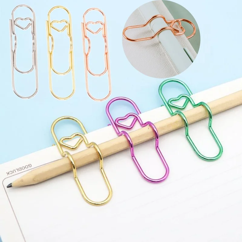 

Розовое золото, бронза, серебро, металлическая ручка, креативные аксессуары для ноутбуков, зажимы для бумажных мешочек, легко носить с собой, держатель для бумажных ручек, фиксированный зажим для ручки