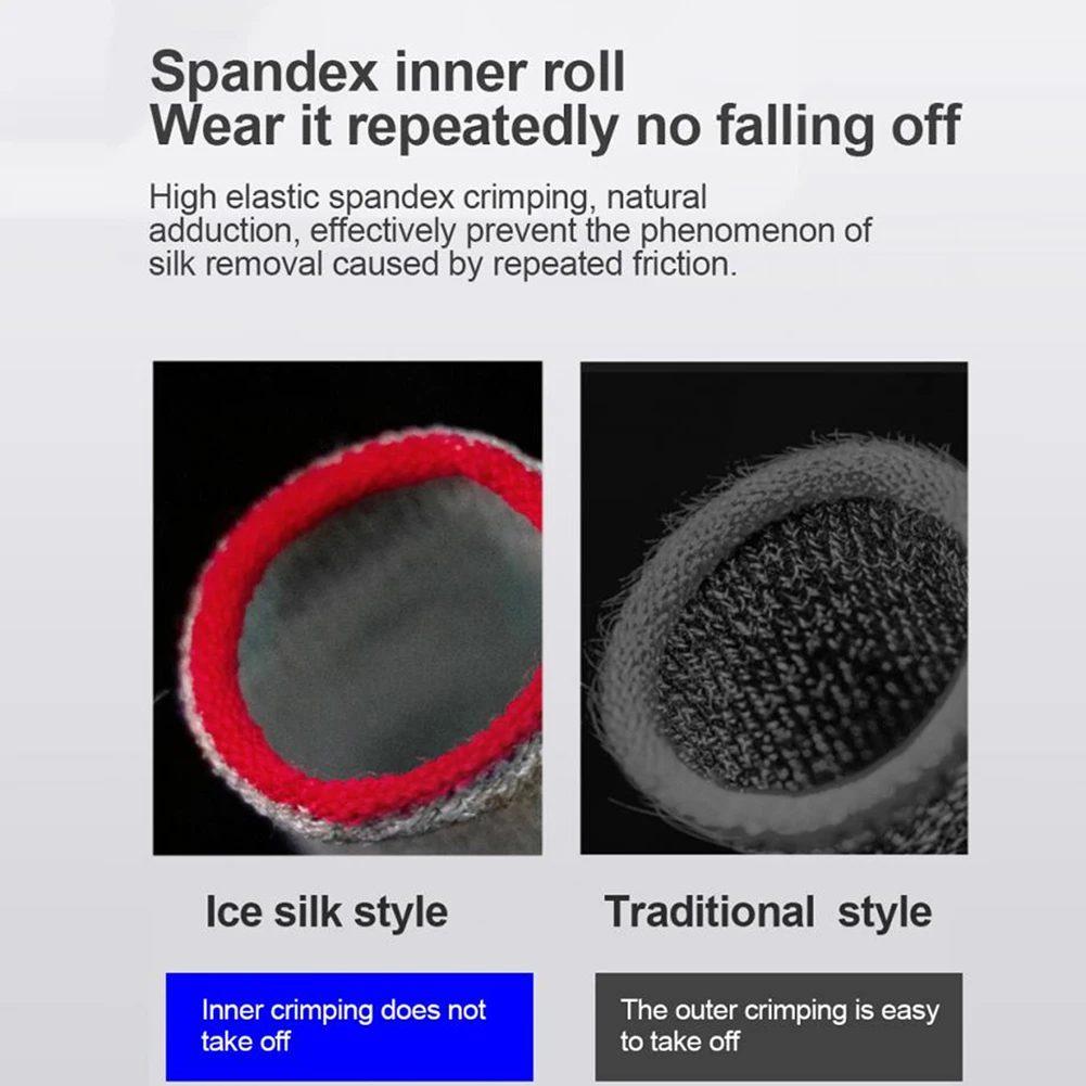 2pcs Mobile Game Controller ปลายนิ้วถุงมือสําหรับ PUBG เกมปลายนิ้ว Anti-เหงื่อแขน