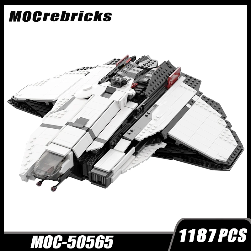 

MOC City Space Station Корабль Mercury Starrunners от Crusader Industries Линкор Строительные блоки Развивающие игрушки Рождественские подарки