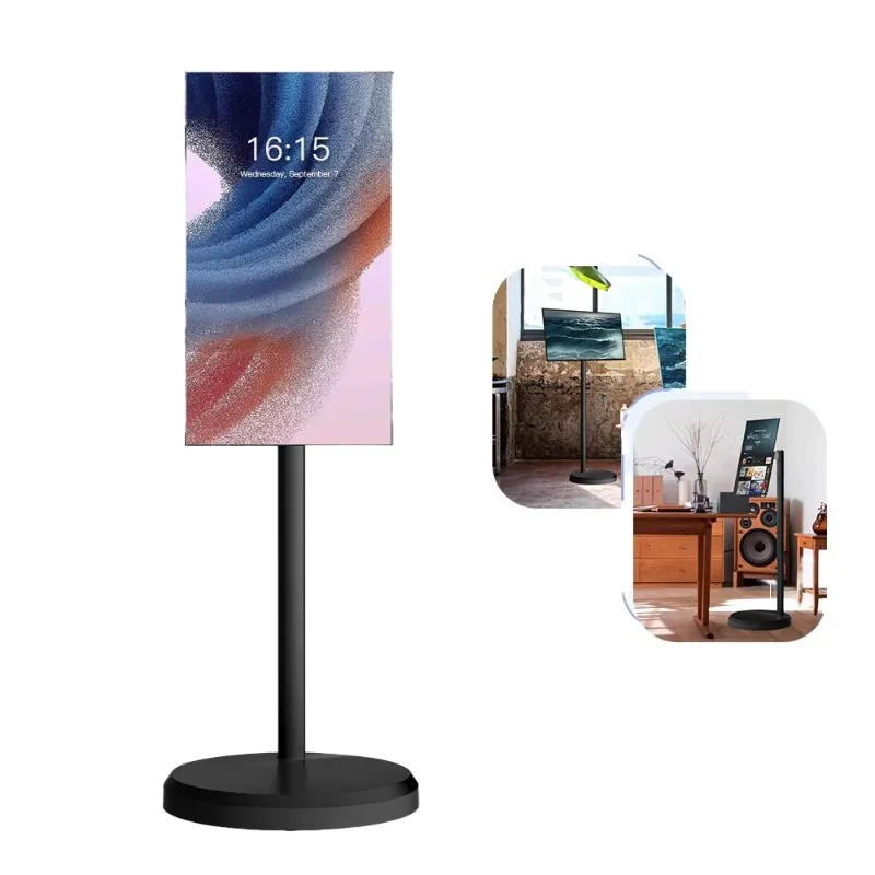 Televisor Inteligente LED Portátil de 21.5 Pulgadas con Pantalla Táctil, Wi-Fi, 16 GB de Almacenamiento, Sistema Operativo Android, Cine en Casa