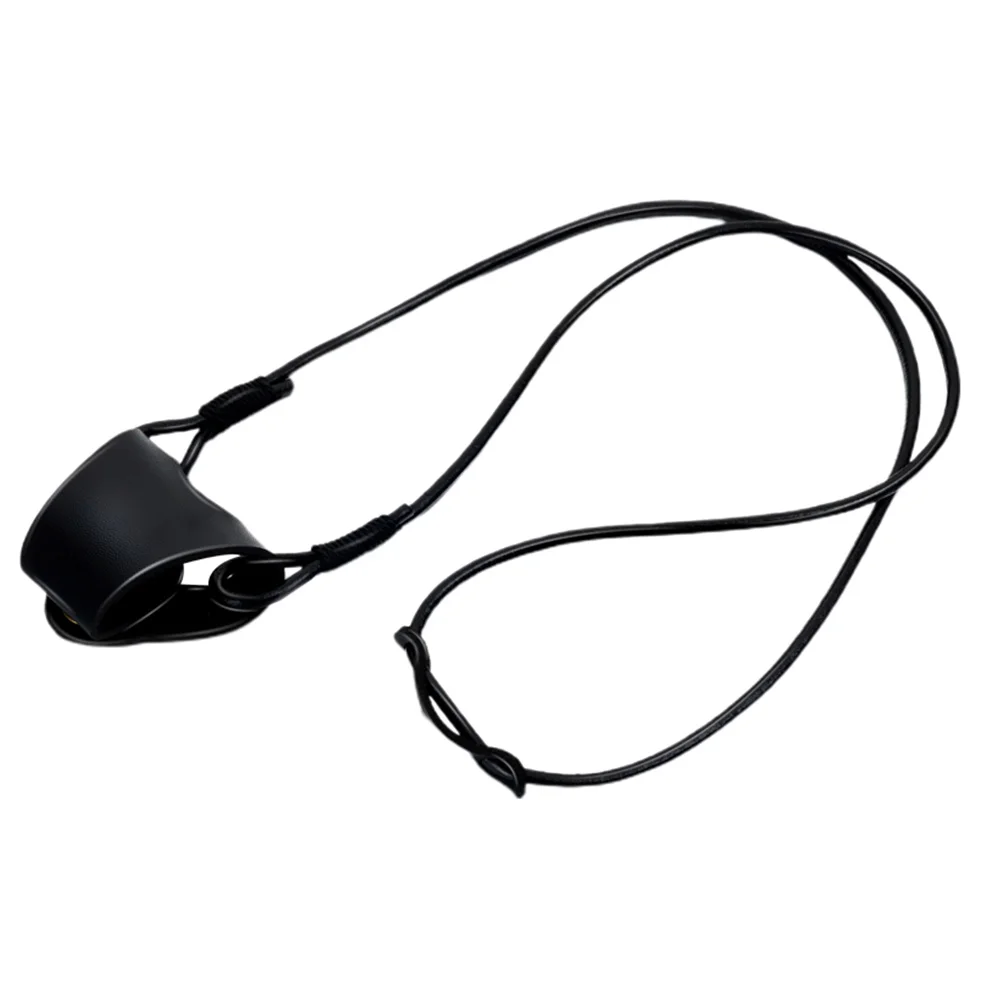 

Eyeglass Holder Strap Glasses Ropes 1 Pair Black Cowhide Lightweight Portable for Fishing Biking Sunglasses Daily Reading
