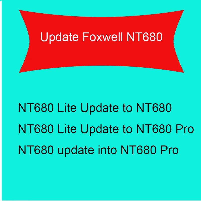 

Update Fee for Foxwell NT680 Lite Update into Foxwell NT680 pro All Systems Diagnostic OBDII Scanner with Special Functions