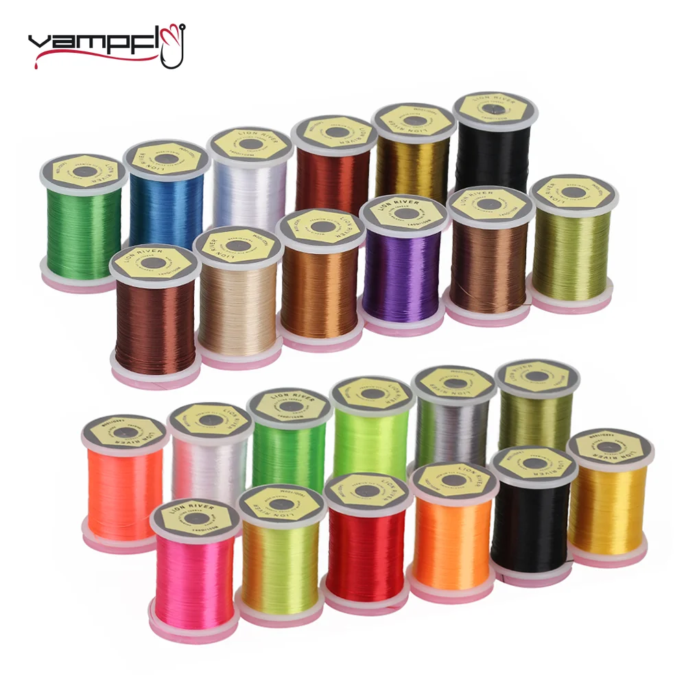 

Vampfly 1pc 140D Twisted Fly Tying Threads Nylon Floss Line Fly Tying Materials For Nymphs Streamer Trout Fly Fishing Tackle