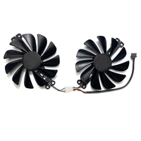 2pcs Low Noisy Graphics Cooling Fan FY010010M12LPA for XFX RX6600 6600XT Speedster Replacement Video Card Cooler