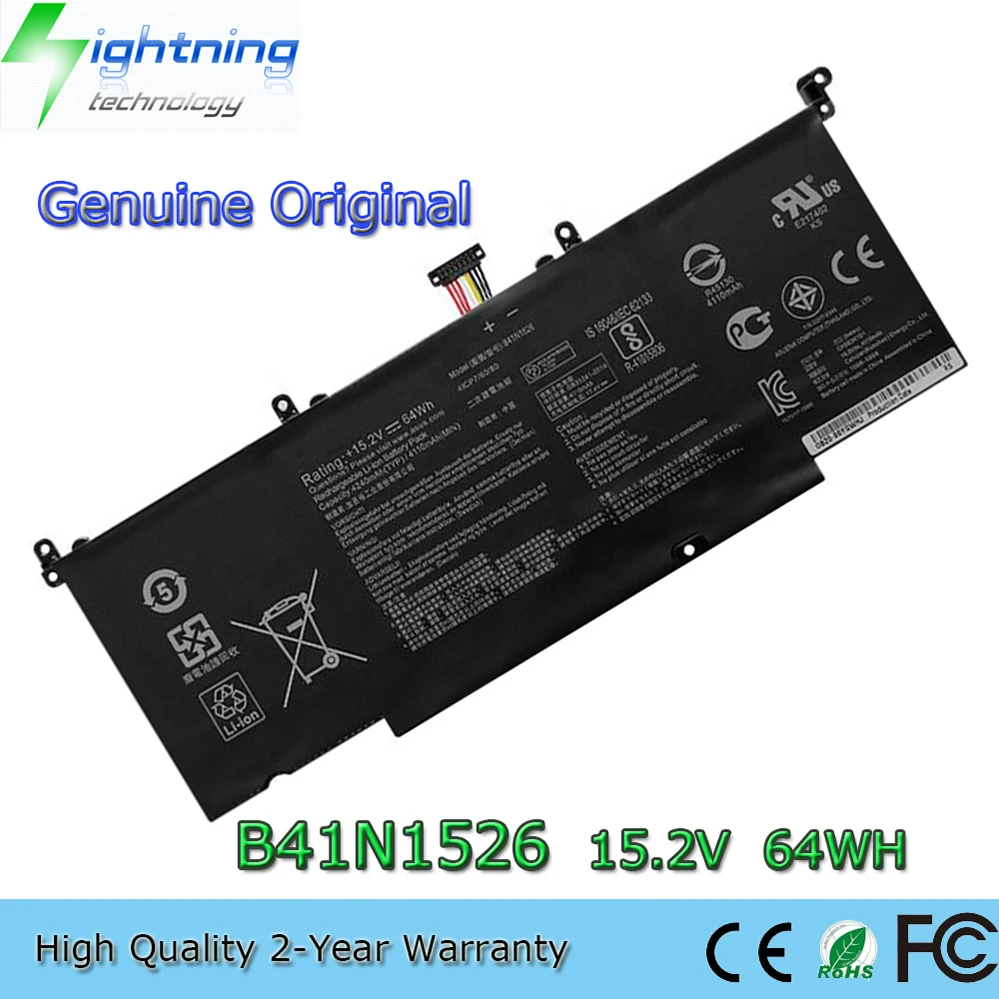 

B41N1526 15,2 В 64 Втч аккумулятор для ноутбука Asus ROG Strix GL502VM GL502VT S5 S5V S5VM S5VS FX60VM-DM135T-BE