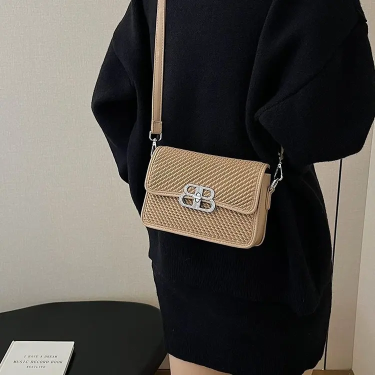 

Luxury Vintage Crossbody Handbag with Minimalist Simple Casual Messenger Purse Bag for Women