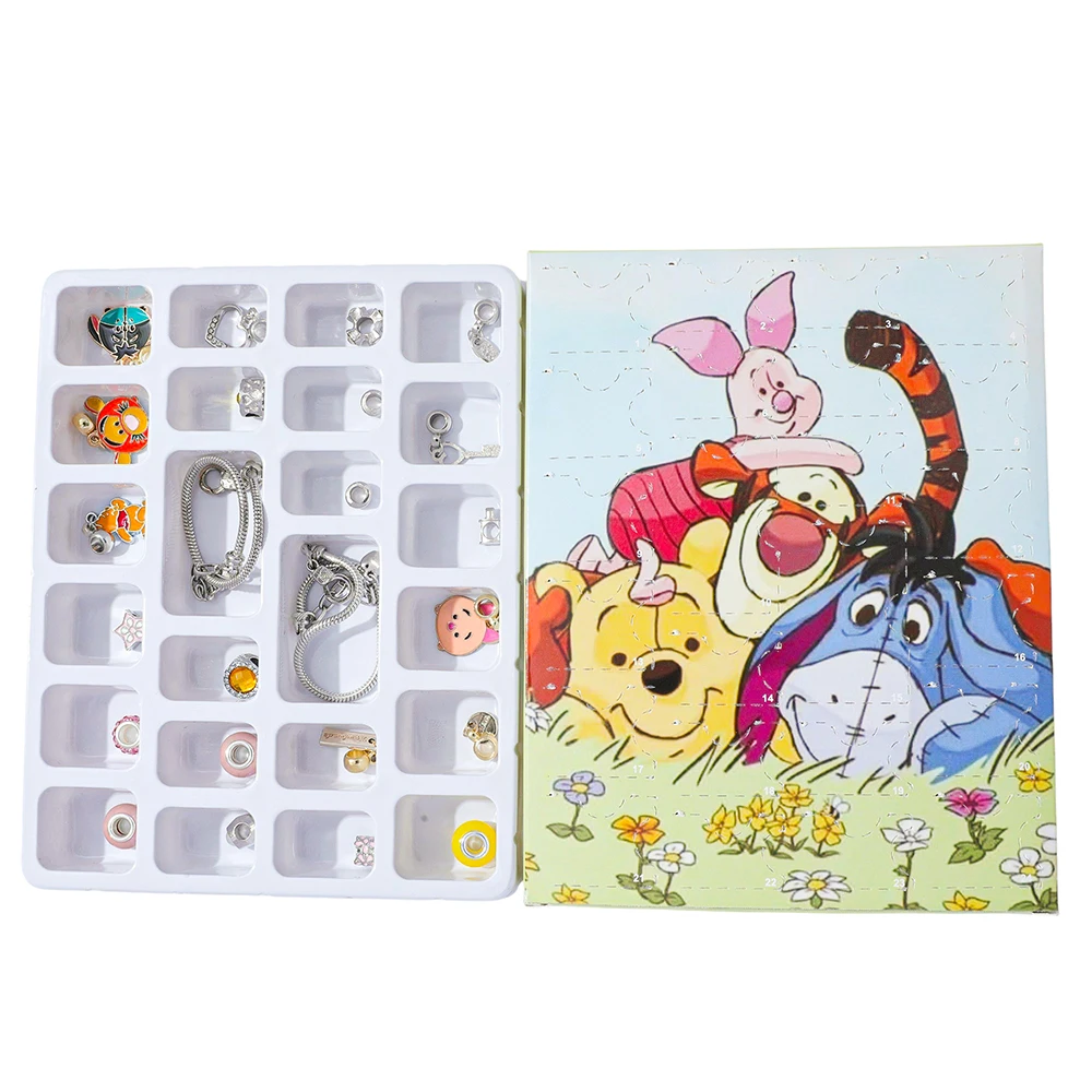 Caja ciega sorpresa de Adviento de Disney Tigger Piglet Eeyore, colgante de oso Pooh delicado de moda DIY para regalo de juguete accesorio único