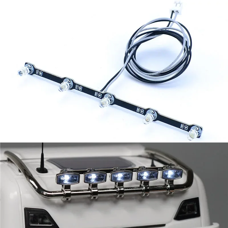 

Светодиодный прожектор на крыше для радиоуправляемого грузовика, печатная плата для 1/14 Tamiya SCANIA 770S 6 × 4 56368 8X4 56371, автомобильные аксессуары