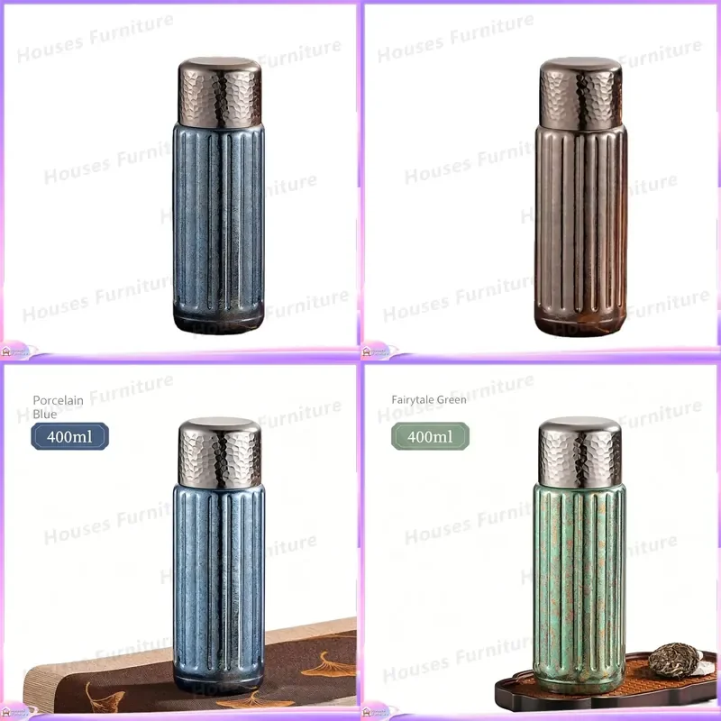 Pure Titanium Vacuum Flask Portable Magnetic Temperature Display Thermos Cup Eco Friendly Insulated Water Bottle for Travel
