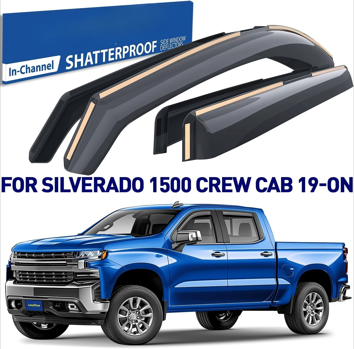 منحرف نافذة داخل القناة مقاوم للكسر 1500 2019-2025 كابينة دائرية، واقيات المطر، مبيعات المصنع مباشرة