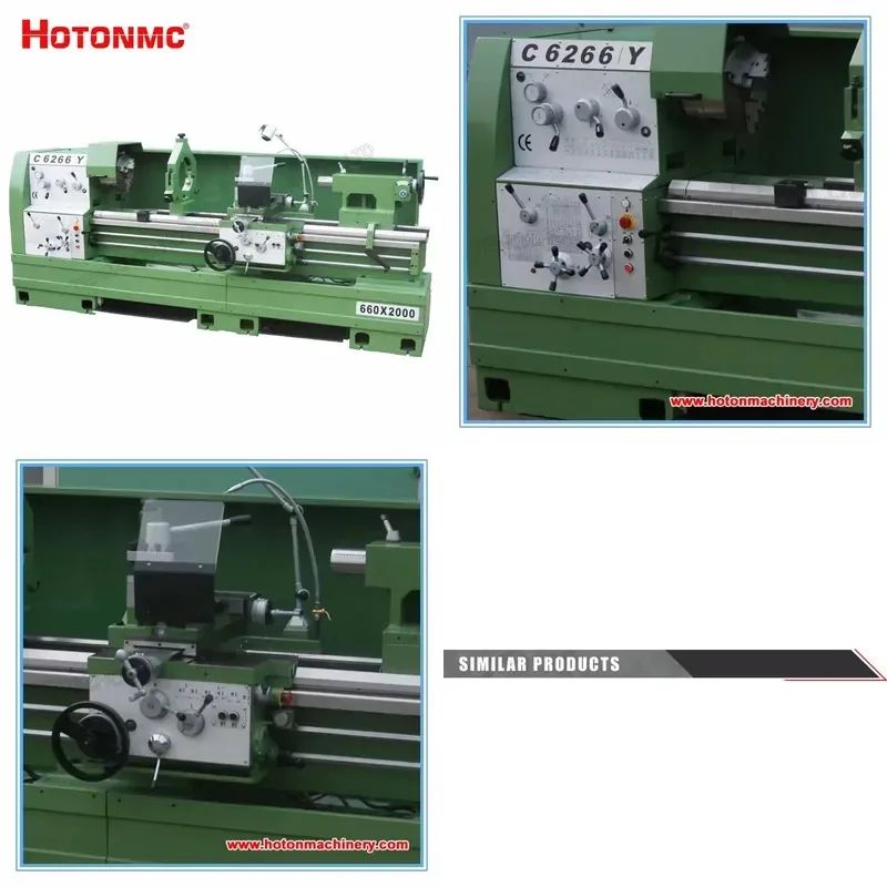 Hot Sale CY Series Big Bore Gap Bed Lathe Machine C6266Y