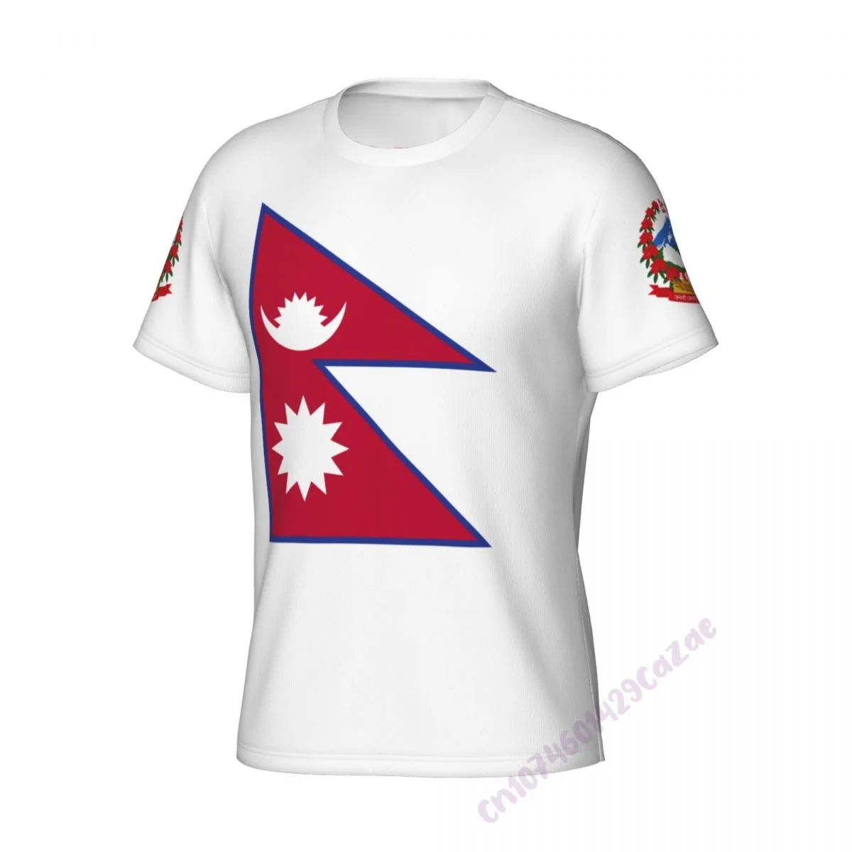 Nepal Flag 3D T-shirt Men Running Sport Skinny Short Tee Shirt Male Gym Fitness Bodybuilding Workout Tops Clothing