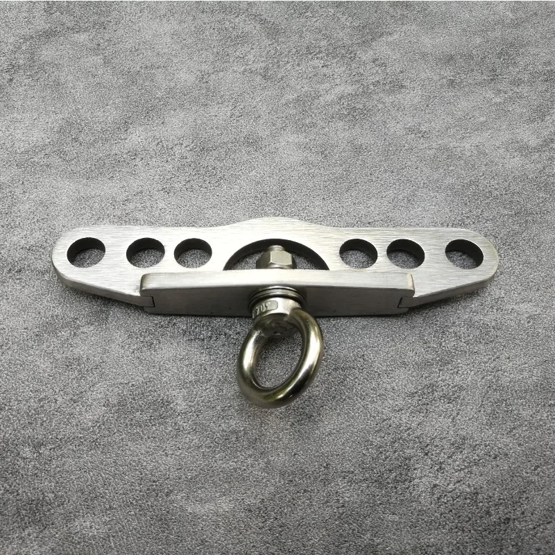 Multi-Grip High Pull Down Conversion Plate - Free Rotating 2-in-1 Gym Attachment for Lat Training