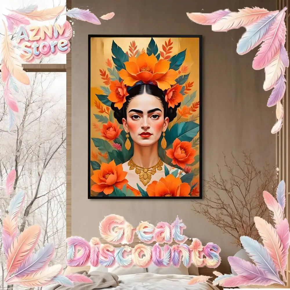 2026 Fashion F-FridaS-S K-Kahlos Anime Wall Art Canvas Painting Poster For Living Room Home Decor Decoration Picture