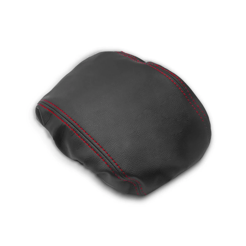Car styling Microfiber Leather Interior Center Control Lid Armrest Box Cover Trim For Audi Q3 2019 Elastic Band Type
