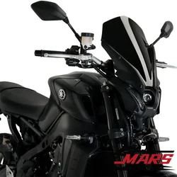 For YAMAHA new MT09 MT-09 FZ09 mt09 2021 2022Motorcycle Windshield Windscreen 45mm High Aluminum Kit Deflector Fairing Cover