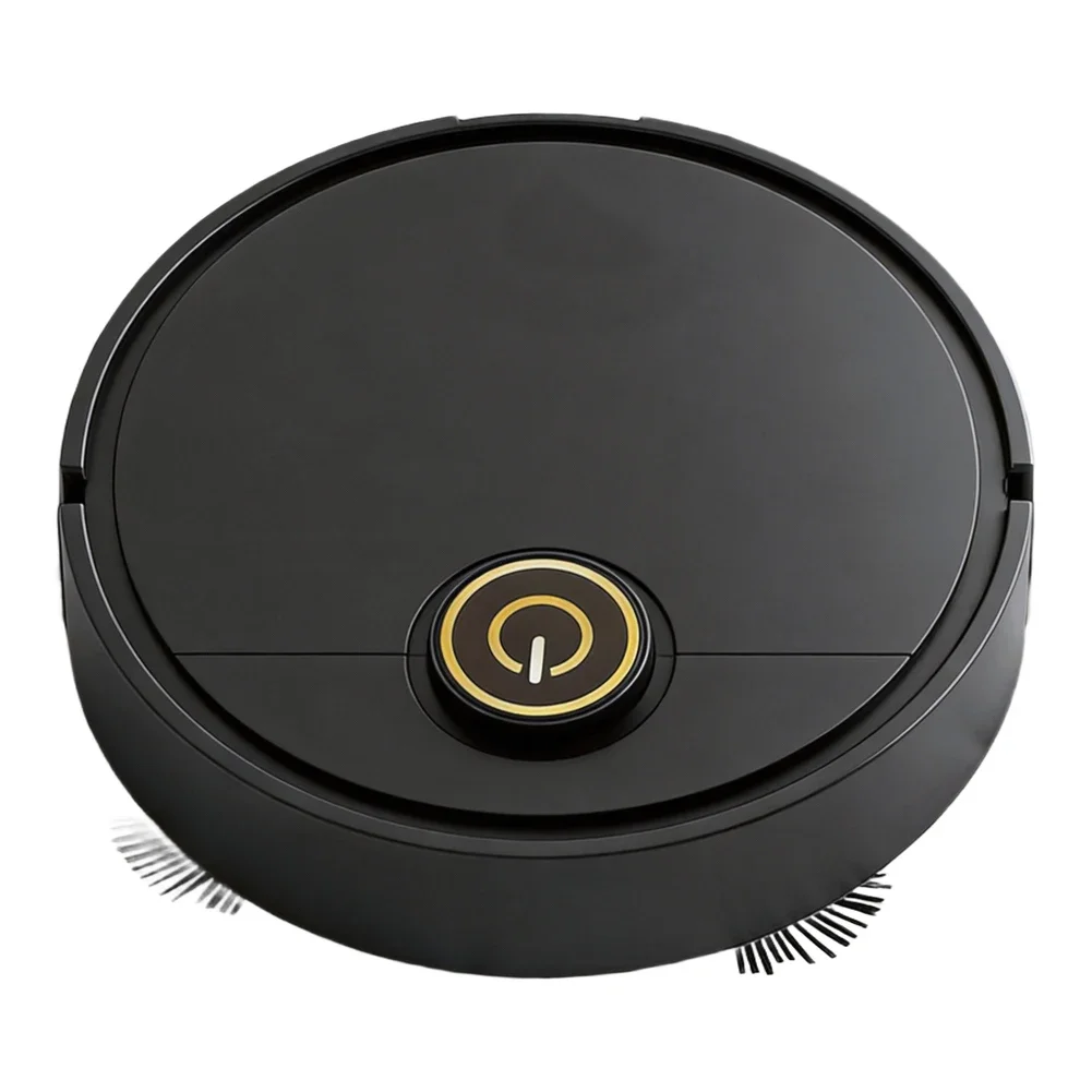 Robot Vacuum Cleaner With Built In Water Tank For Wet Mopping Hard Floors 20x20x6cm Auto Sweep Mode ABS Construction