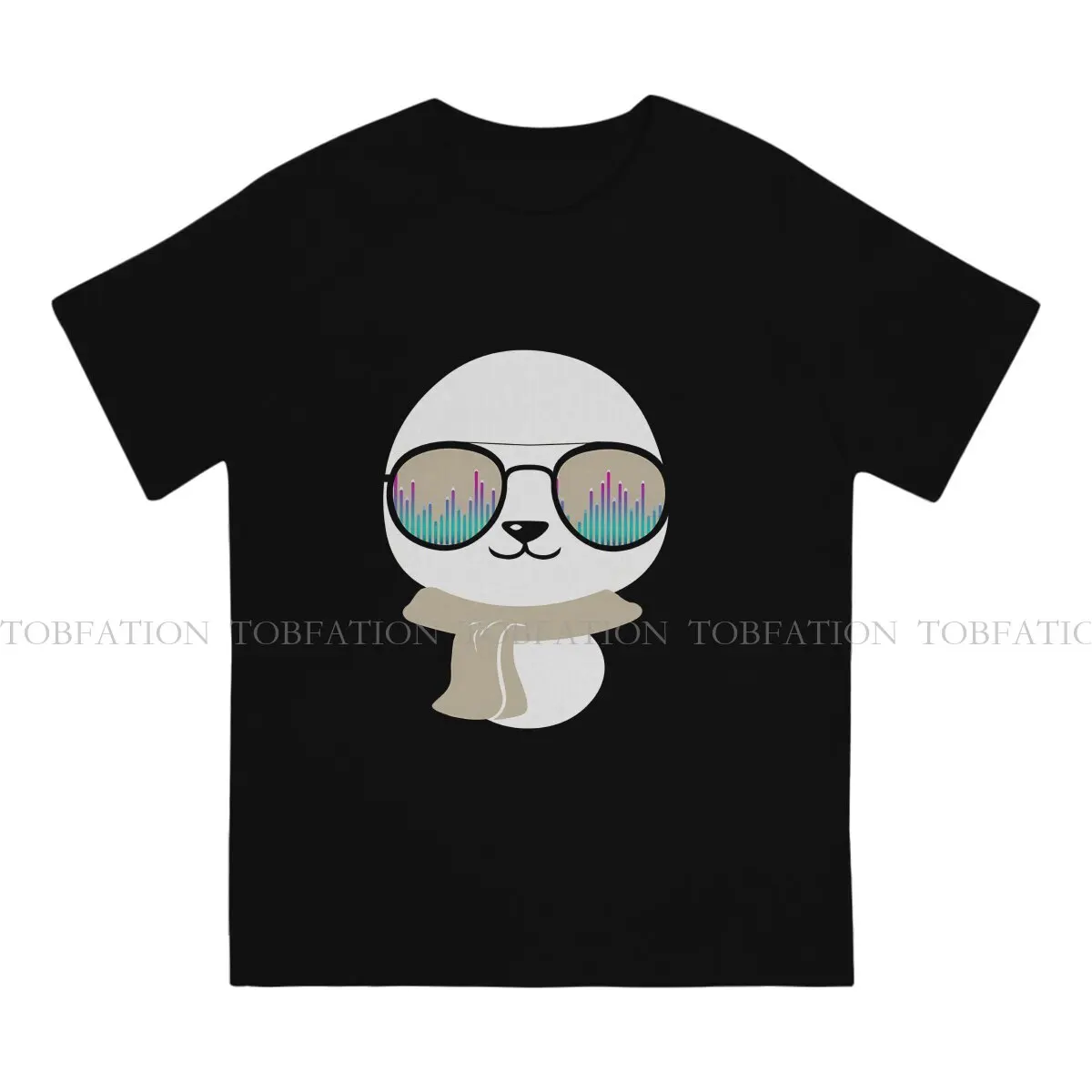 Sound Activated Graphic TShirt Panda Cartoon Printing Streetwear Comfortable T Shirt Men Short Sleeve Special Gift Idea