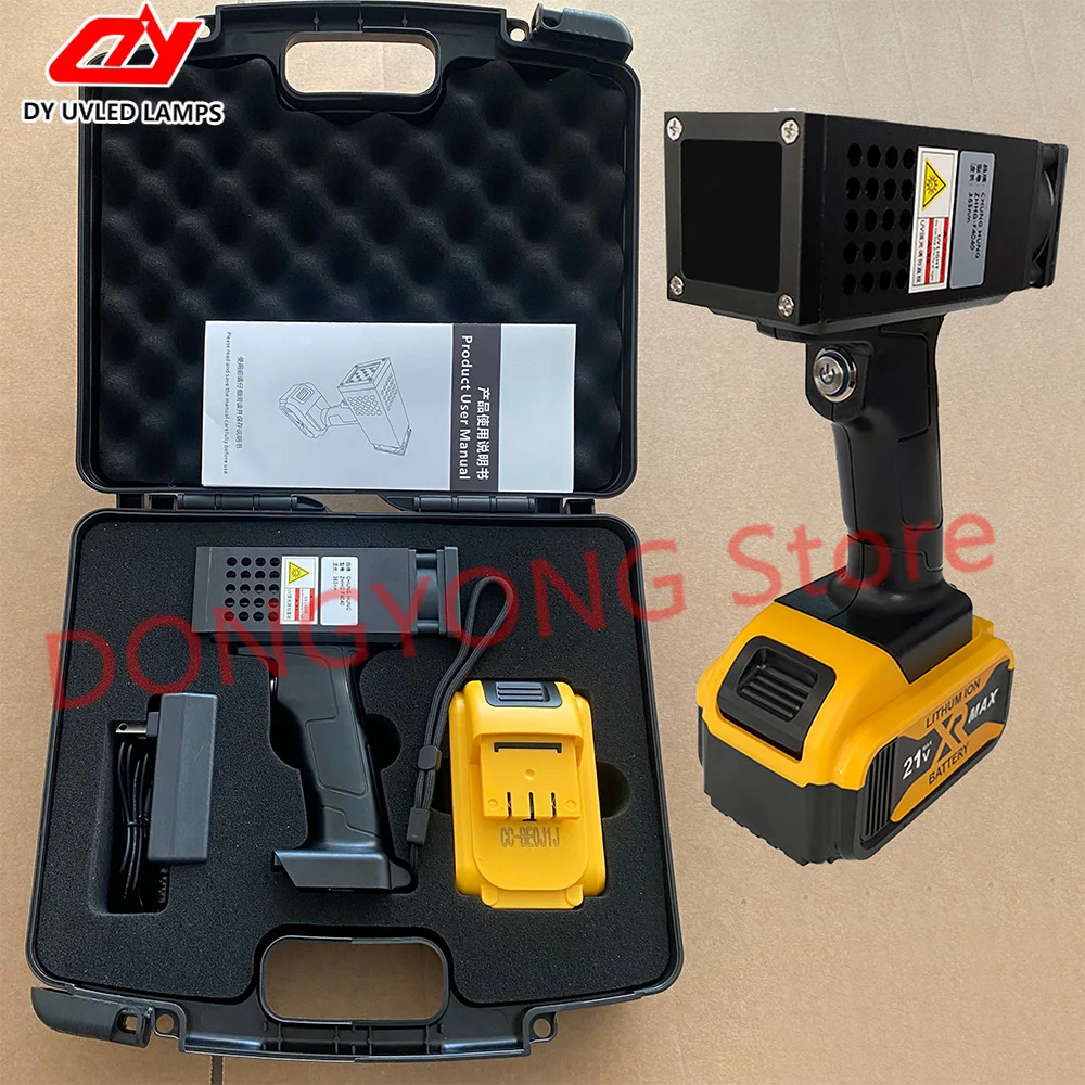 

Rechargeable Portable UV LED Lamp for Automotive Paint Curing, Metal Plate Gray Defect Inspection Light