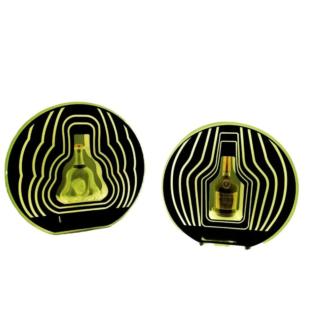 Acrylic luminous display stand nightclub seat LED props foreign wine