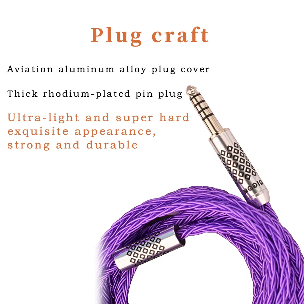 Cable MMCX para auriculares QIGOM Zixiao, campo fuerte, voz cálida, separación de tres frecuencias, Reduce la pérdida de transmisión, Cables para auriculares