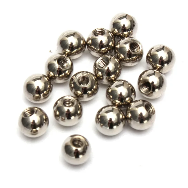 Shafts Stainless Steel 16 x 10mm M4 Threaded Ball Rod Ends for Kossel 3D Printer Magnetic Joints